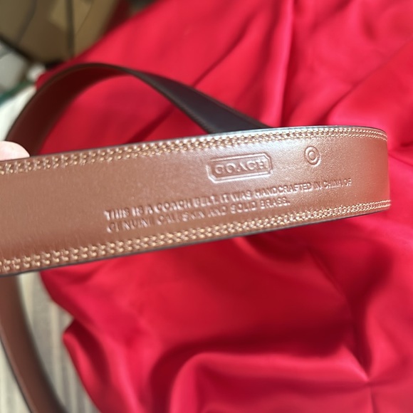 Men’s COACH leather belt. Chocolate brown. Size 40. EXCELLENT CONDITION! - Picture 5 of 10